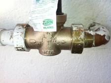 New main water flow valve